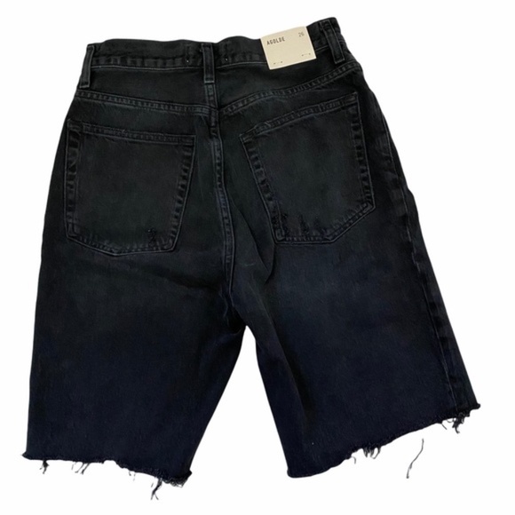 Agolde ‘90s Pinch-Waist Ultra High-Rise Bermudas Sz 25 - Picture 9 of 10